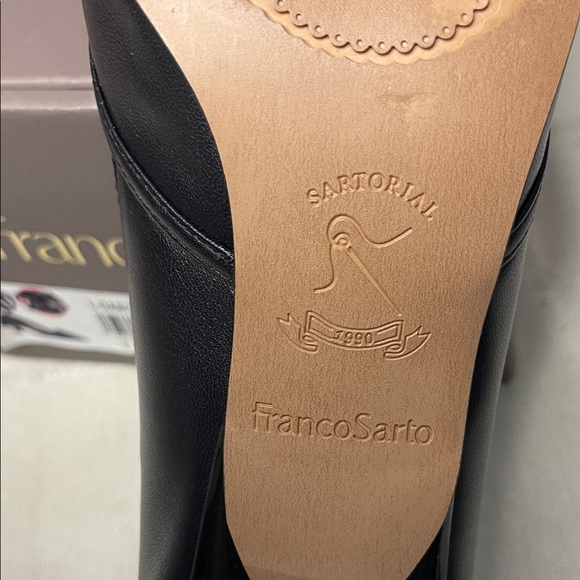 Franco Sarto L-Darcy Black Pointed Toe Heels - Picture 9 of 11